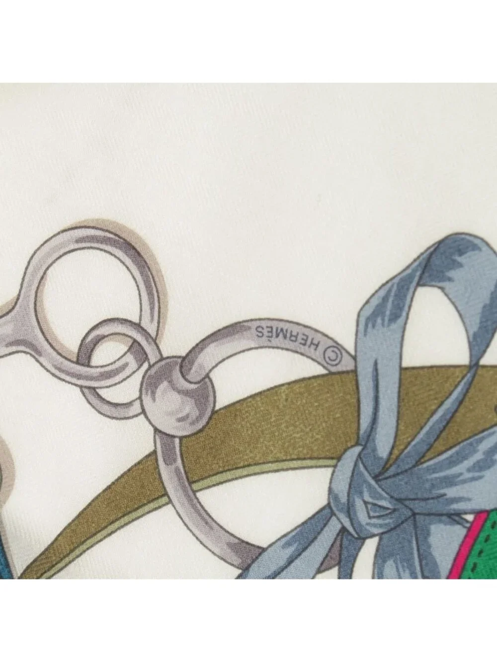 Hermes Triangle Jean la Promenade du Matin Morning Walk Cashmere Silk Scarf - Picture 5 of 10